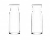 Paşabahçe 43814 sunum sürahisi karaf village su - süt şişesi 700cc 2 li - 2