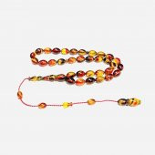 Sistemli Beyzi Model 7-10mm Ateş Sıkma Kehribar Tesbih thumbnail 2