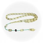 Kapsül Model Sistemli 6-10mm Simli Ateş Sıkma Kehribar Tesbih thumbnail 2