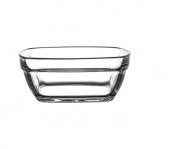 Paşabahçe kare sütlaç pudding kasesi - cam sunum kase 12 li 53662 - 1