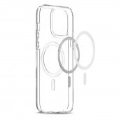 iPhone 11 Pro Max Kılıf Magsafe Özellikli Şeffaf Silikon Kapak - 2