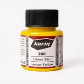 Karin Hat Mürekkebi N:200 Limon Sarı 45ml - 1