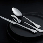 Nehir Fulya Sade 72 Prç. Çatal Kaşık Takımı Seti - 1