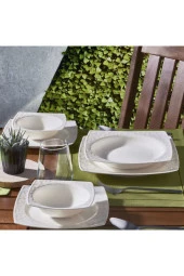 Güral bone porselen vivente yemek takımı seti 24 prç.6 kişilik - 1