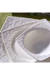 Güral bone porselen vivente yemek takımı seti 24 prç.6 kişilik - 3