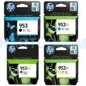 Hp 953 + 953XL Sarı Kırmızı Mavi Siyah Kartuş Seti - Officejet Pro 7720/7730/7740/8210 thumbnail 1