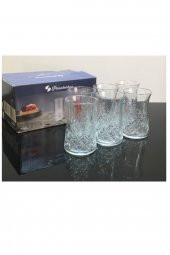 Paşabahçe timeless kesme kristal çay bardağı - 6 lı çay bardak - 1