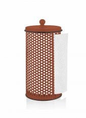 The mia metal dik havluluk - kağıt havluluk peçetelik 30cm.kiremit renk - 1