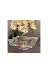 Paşabahçe madlen ayaklı ve servis tabağı- servis sunum tabağı 950007 thumbnail 2