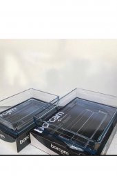 Paşabahçe premium borcam seti - 2 li dikdörtgen borcam takımı özel seri - 2