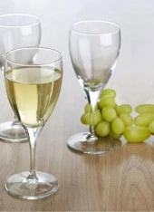 Paşabahçe lyric 6 lı ayaklı su bardak -  şarap kadehi 400cc 44886 - 1