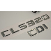 Benz CLS 320 CDi Bagaj Krom Metal 3M 3D Yazı Logo thumbnail 3