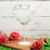 Ksv ferforje tekli ayaklı şamdan- dekoratif mumluk 34cm. - 1