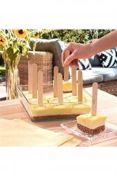 Paşabahçe madlen kare pasta tabak - 2 li servis sunum tabağı 68307 - 2