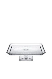 Paşabahçe madlen ayaklı ve servis tabağı- sunum tabağı seti takımı 7 parça thumbnail 2