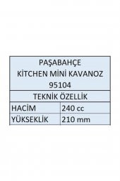 Paşabahçe kitchen mini cam vakum kapaklı kavanoz 6 lı 240cc - 3