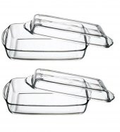 Paşabahçe 2 li dikdörtgen kapaklı borcam tencere seti 2 boy 4 prç. thumbnail 2