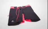 Erkek Kısa Deniz Şortu Boardshort Filesiz Sörf Meridyendukkan Siyah Turuncu Olaıan - 4
