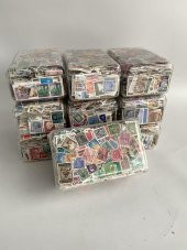 Damgalı Dünya Pulu Lotu 490-550 Gram - Yabancı Posta Pulu - 5