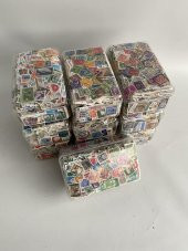Damgalı Dünya Pulu Lotu 490-550 Gram - Yabancı Posta Pulu - 6