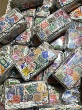 Damgalı Dünya Pulu Lotu 230-270 Gram - Yabancı Posta Pulu - 5