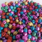 Karışık Renkli Metal Çıngırak Zil 5mm 100 Adet - 3