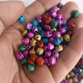 Karışık Renkli Metal Çıngırak Zil 5mm 100 Adet - 4