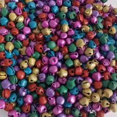 Karışık Renkli Metal Çıngırak Zil 5mm 100 Adet - 5