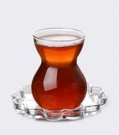 Paşabahçe çay seti - çay bardağı takımı 12 prç. papatya - 1