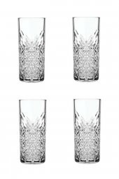 Paşabahçe timeless kristal kesme rakı bardak - 4 lü özel seri rakı bardağı - 2
