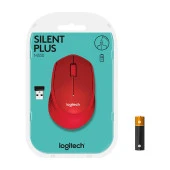 Logitech Silent Sessiz Plus Kablosuz Kırmızı Mouse thumbnail 7