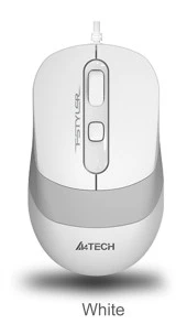 A4 Tech Usb Fstyler Beyaz Optik 1600 Dpi Kablolu Mouse thumbnail 2