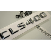 Benz CLS 400 4Matic Bagaj Krom Metal 3M 3D Yazı Logo thumbnail 1