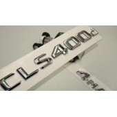 Benz CLS 400d 4Matic Bagaj Krom Metal 3M 3D Yazı Logo - 1