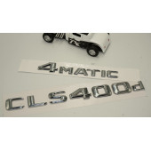 Benz CLS 400d 4Matic Bagaj Krom Metal 3M 3D Yazı Logo - 2