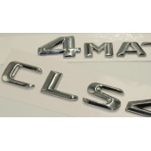 Benz CLS 400d 4Matic Bagaj Krom Metal 3M 3D Yazı Logo - 3