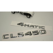 Benz CLS 450 4Matic Bagaj Krom Metal 3M 3D Yazı Logo thumbnail 2