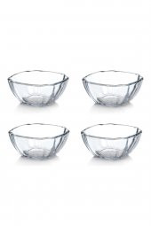 Paşabahçe küçük kare sufle kek kalıbı - 4 lü borcam kek kalıbı thumbnail 1