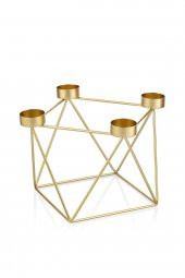 The mia tealight mumluk - dekoratif metal aksesuar mumluk dkr0245 - 2