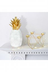 The mia tealight mumluk - dekoratif metal aksesuar mumluk dkr0245 - 1