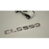 Benz CLS 550 Bagaj Krom Metal 3M 3D Yazı Logo - 2