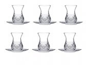 Paşabahçe Timeless Kesme Kristal Çay Bardağı Seti Takımı - 12 Parça Çay Seti 96992 - 1