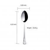 Nehir akasya paslanmaz çelik çay kaşık - 12 li çay kaşığı 18/10 - 2