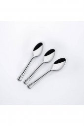 Nehir akasya paslanmaz çelik çay kaşık - 12 li çay kaşığı 18/10 - 3