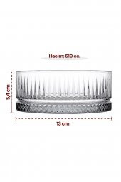 Paşabahçe elysia büyük çok amaçlı kase çerezlik - sunum kasesi 8 parça 530042 - 2