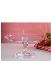 Paşabahçe petite ayaklı patisseria - pasta servis sunum tabağı - 2