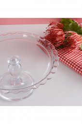 Paşabahçe petite ayaklı patisseria - pasta servis sunum tabağı - 3