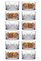 Paşabahçe timeless çok amaçlı kase çerezlik 12 li sunum kasesi 530040 - 1