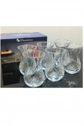 Paşabahçe timeless kesme kristal çay bardağı - 6 lı çay bardak 42881 - 1