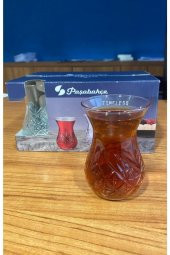 Paşabahçe timeless kesme kristal çay bardağı - 6 lı çay bardak 42881 - 1